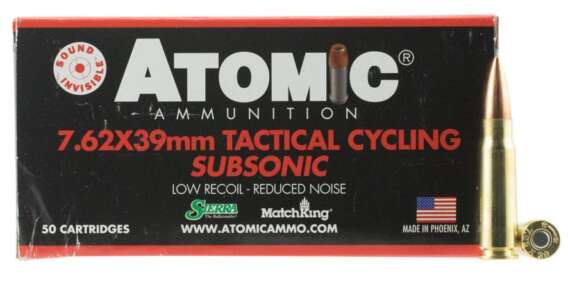 Rifle ATOMIC 00474 7.62X39 220 CYCLING TACT SUBS 50/10 | Desert Eagle Armory