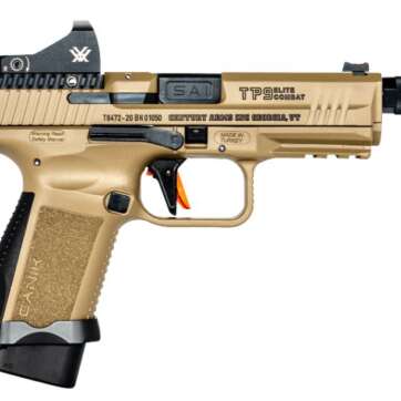 Buy online Canik TP9 Elite Combat - Desert Tan - 9mm - W/ Vortex Viper Red Dot Firearm | Desert Eagle Armory